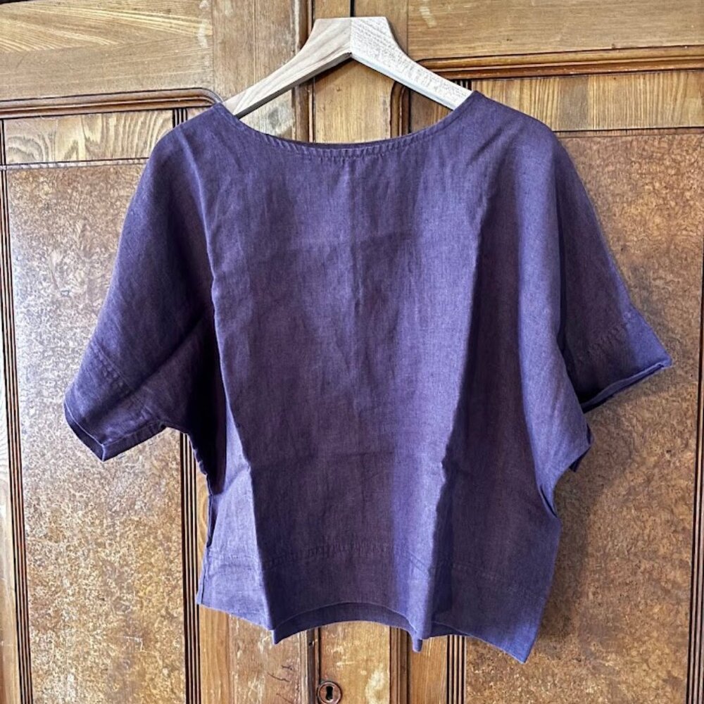 Linenfox Purple Women's Top